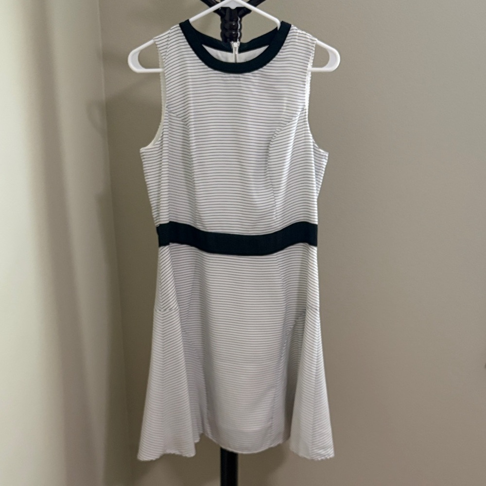 Mossimo Supply Co. Black and White Striped Mini Dress